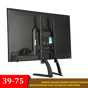 Chân đế TV LCD 19-75 inch, chân đế TV để bàn cho tất cả các loại tivi Samsung, LG, Sony, TCL, Panasonic, Sharp, vv - Hàng Nhập Khẩu