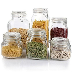 Hũ thủy tinh nắp cài Bormioli Rocco Fido 500ml – Kín hơi, bảo quản thực phẩm cao cấp Ý