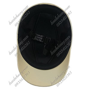 Nón bảo hiểm kết nam gắn mặt sắt, 4 khía gân nổi độc đáo, dây quai nón dễ dàng điều chỉnh - Hạnh Dương