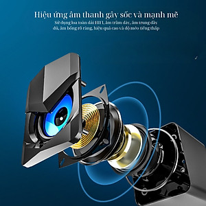 Bộ 2 Loa Mini Dorron V116, Âm Thanh Nổi, Bass Trầm - Phiên Bản Nâng Cấp - Hàng Chính Hãng