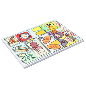 Tập Học Sinh Cô Tiên Xanh - Miền Nam - 4 Ô Ly - 96 Trang 100gsm - The Sun - Bánh Mì