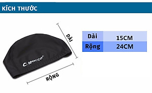 Nón Bơi Vải PU co dãn cao cấp, độ đàn hồi cao, bền đẹp , phù hợp với các bạn không quen loại nịt chặt Yesure Cleacco Cao Cấp Chống Thấm Nước , Mềm Mại - Hàng Chính Hãng