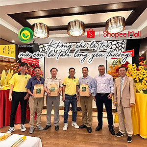 [TẶNG TOPPING] Trà Chanh Dây hòa tan Sunbeleaf, có chanh dây thật, trà hoa quả tươi ngon, thanh mát, hộp 10 gói