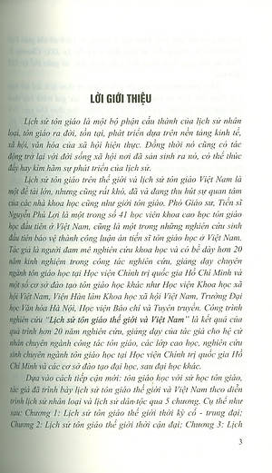 Lịch Sử Tôn Giáo Thế Giới Và Việt Nam (Tái bản năm 2024) - PGS. TS. Nguyễn Phú Lợi