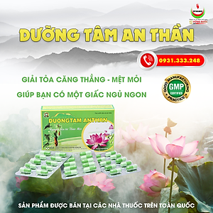 DƯỠNG TÂM AN THẦN - NĂNG ĐỘNG - GIÚP NGỦ NGON, HỖ TRỢ SUY NHƯỢC THẦN KINH