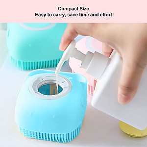 Lược gội đầu silicone - Massage da đầu, giảm ngứa, giảm gàu tăng cường tuần hoàn máu giảm gãy rụng tóc