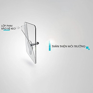 Miếng dán thanh chắn giường, Vít dán tường treo đồ không cần khoan đục, chịu tải cao, chắc chắn và tiện lợi