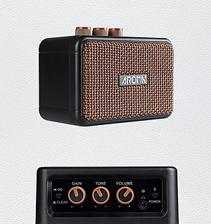 Loa Đàn Guitar Acoustic Aroma AG -04 I Loa Ampli Guitar Điện Mini Aroma AG-04