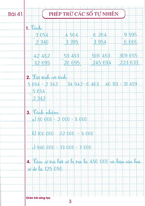 Vở Ô Li Bài Tập Toán Lớp 4 - Quyển 2 (Biên Soạn Theo Chương Trình SGK Chân Trời Sáng Tạo)