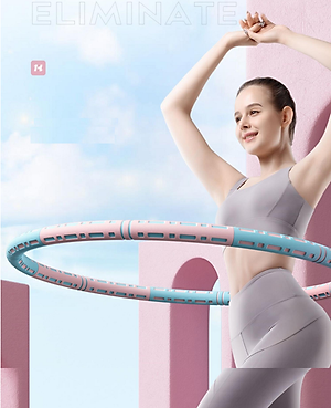 Vòng Lắc Eo Giảm Mỡ Bụng Ống Thép Bọc Mút Xốp - Tùy Chỉnh Độ Nặng - Chính Hãng miDoctor