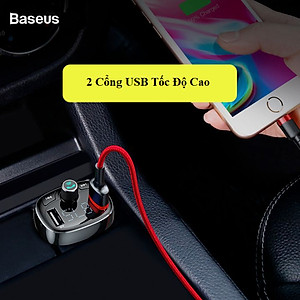 Tẩu nghe nhạc ô tô, xe hơi cao cấp Baseus CCALL-RH01