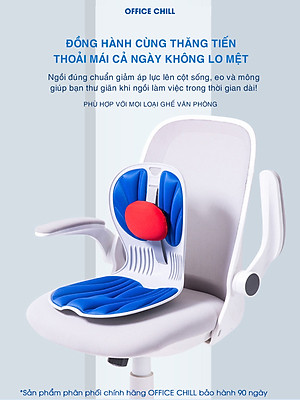 Ghế Chỉnh Dáng Ngồi Công Thái Học OFFICE CHILL Ngồi Thẳng Đúng Tư Thế Chống Đau Lưng Gù Lưng Ghế Thế Hệ Mới Bảo Hành 90 Ngày