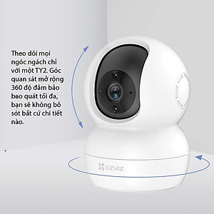 Camera trong nhà Ezviz TY1 1080P Full HD kết nối điện thoại - Hàng chính hãng