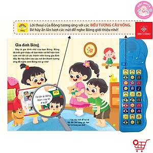 Sách Âm Thanh Phiên Bản Đặc Biệt với 30 Nút Bấm - Thế Giới Động Vật và Bé Học Nói - Đinh Tị Books