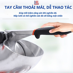 Máy xay đá tuyết, Máy bào đá 8 lưỡi, 2 nắp cao cấp Mitomo MBD-600 MAX- Hàng chính hãng