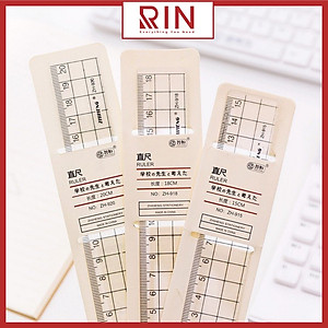 Thước kẻ ngang/ thước thẳng toán học nhựa cho học sinh- sinh viên  