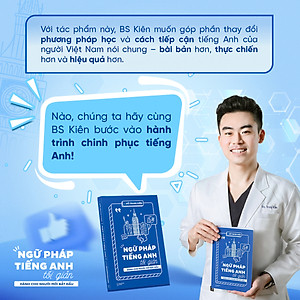 Sách Ngữ Pháp Tiếng Anh Tối Giản dành cho người mới bắt đầu - Tác giả BS. Đỗ Trung Kiên