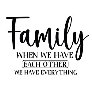 Decal dán tường In this house 1 & nhiều mẫu khác chủ đề Gia Đình - Sticker cao cấp không bong tróc, dễ dán tại nhà