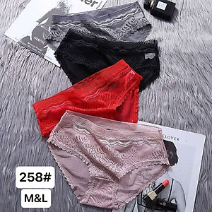 COMBO 5 QUẦN REN MỀM LƯNG CAO 258