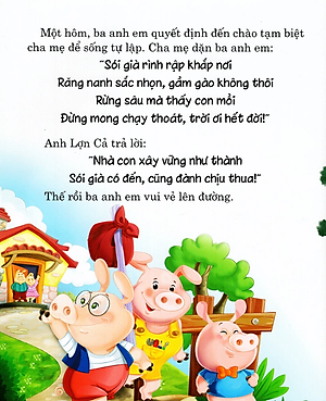 Sách Ngày Xửa Ngày Xưa - Ba Chú Lợn Con