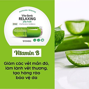 Combo 10 Mặt Nạ BNBG Phục Hồi Thư Giãn Da Vita Genic Relaxing Jelly Mask 30ml x10