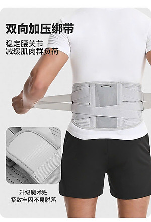 Đai Lưng, Nẹp Lưng Mới Giảm Đau Lưng Định Hình Cột Sống, Cải Thiện Thoái Hóa Thoát Vị Thoáng Khí Cho Nam Nữ AOLIKES- 7895