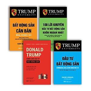 Combo 4 cuốn sách kinh tế tâm đắc nhất:  Bất Động Sản Căn Bản + Marketing Căn Bản +  Donald Trump - Chiến Lược Đầu Tư Bất Động Sản + Đầu Tư Bất Động Sản( Tặng kèm bookmark Happy Life)