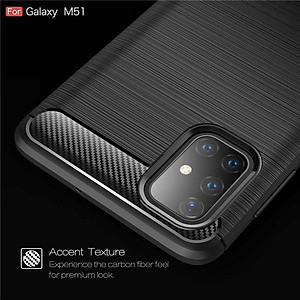 Ốp lưng chống sốc cho Samsung Galaxy M51 hiệu Likgus (chuẩn quân đội, chống va đập, chống vân tay) - Hàng nhập khẩu