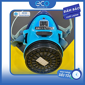 [COMBO] Mặt nạ Koken G7 Nhật Bản phòng khí độc, phun thuốc & Kính chống văng bắn, chống đọng hơi sương Delta Plus Pháp