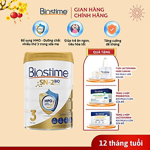Mua Sữa Bò Biostime SN2 Bio Plus HPO số 3, cải thiện tiêu hóa tăng