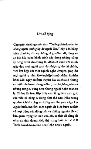 Dạy Con Làm Giàu 11 - Trường Dạy Kinh Doanh Cho Những Người Thích Giúp Đỡ Người Khác (2022)