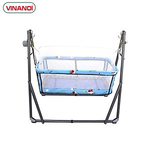 Nôi Võng Đa Năng Tự Động Cho Bé VINANOI NV80X Với 4 Tính Năng Tiện Ích: Nôi Tự Động, Võng Xếp Đưa Tự Động, Máy Đưa Võng, Dàn Phơi Đồ