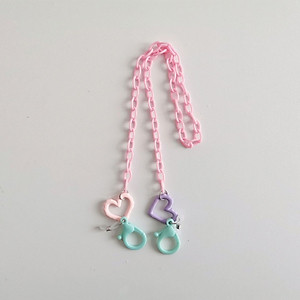 Dây đeo khẩu trang, Dây đeo kính thời trang chống rơi rớt 2 trong 1, dây khẩu trang xích nhựa