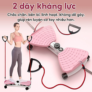 BG Dụng cụ tập thể dục xoay eo bụng đứng 3003R - 3004R cho massage chân giảm cân, bàn xoay eo tập bụng, xoay eo