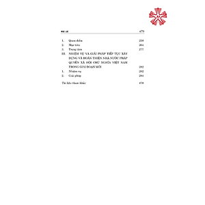 Tiếp tục xây dựng và hoàn thiện nhà nước pháp quyền xã hội chủ nghĩa Việt Nam (bản in 2024)