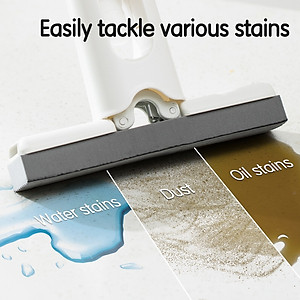 Cây Lau Bàn Bếp Tự Vắt Thông Minh Deli - Cây Lau Mini Cầm Tay Phun Sương, Bọt Biển Thấm Hút Đa Năng