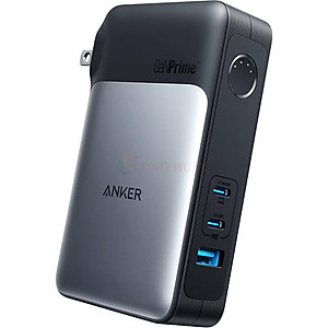 Sạc dự phòng kiêm cốc sạc Anker 733 GaNPrime PowerCore 2 in 1 1USB 2Type-C 65W 10000mAh A1651 - Hàng chính hãng