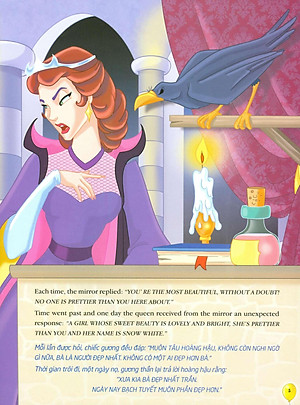 Sách Nàng Bạch Tuyết Và Bảy Chú Lùn (Song Ngữ Anh - Việt)