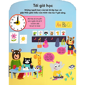 Cuốn Sách Đầu Tiên Của Bé - Chiếc đồng hồ - Dành Cho Bé Từ 3-5 Tuổi