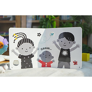 Sách - Kích Thích Thị Giác - Đen Trắng Và Màu Sắc Tương Phản Cho Bé 0 -3 Tuổi - Đinh Tị Books