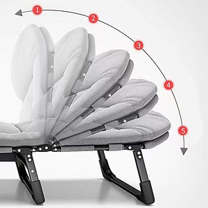 Giường Ngủ Văn Phòng Gấp Gọn, Giường Xếp Thông Minh Di Động Nằm Nghỉ Trưa Tiện Ích. Khung Thép Sơn Tĩnh Điện - Hàng chính hãng