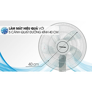 Quạt đứng Toshiba F-LSA10(H)VN (50W) - Xám - Hàng chính hãng