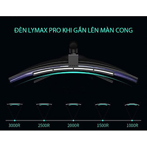 Xiaomi  Lymax Đèn bàn Màn hình cong Đèn treo RGB Màu PC Màn hình máy tính Thanh ánh sáng Bảo vệ mắt Điều khiển từ xa-Hàng chính hãng