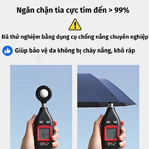 Ô dù che mưa che nắng chống UV Basic Nason Umbrella 8 nan đóng mở tự động gấp nhỏ gọn cầm tay