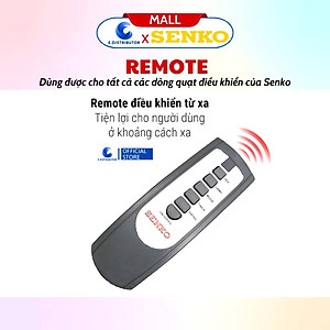 Remote Điều Khiển Quạt Senko Model TR1683, TR1628, TR1428, TR828, DR1608, hàng chính hãng