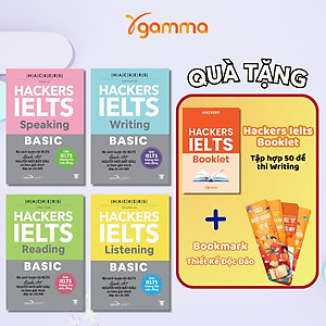 Combo 4 Cuốn: Bộ Hackers IELTS Basic