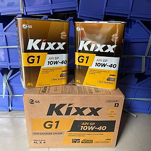 Dầu Nhớt Cho Động Cơ Xăng KIXX G1 SP 10W-40 4 Lít tiết kiệm nhiên liệu cho xe bạn 