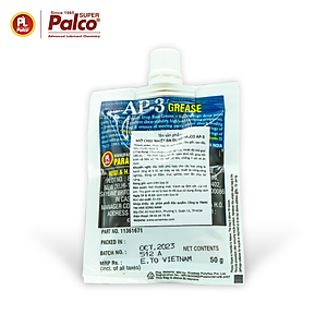 Mỡ bò chịu nhiệt đa dụng PALCO AP-3 Gốc Lithium, NLGI-3, Màu vàng - Nhập khẩu Ấn Độ
