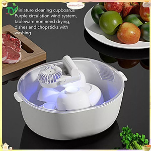 Máy rã đông thực phẩm lạnh, Máy tiệt trùng, khử trùng rau củ quả Thức Ăn 4 Trong 1 Tiện Lợi Máy Rã Đông Khử Trùng Thức Ăn