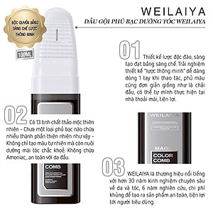 Dầu gội Phủ bạc Dưỡng tóc Weilaiya 100ml - 3 màu